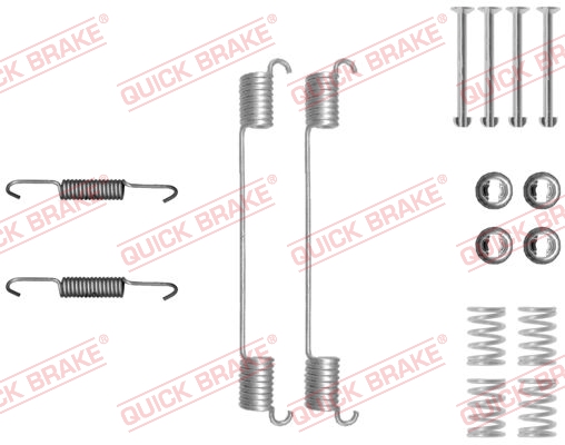 Zubehörsatz, Bremsbacken - 105-0048 QUICK BRAKE