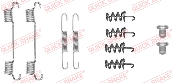 Accessory Kit, parking brake shoes - 105-0051 QUICK BRAKE