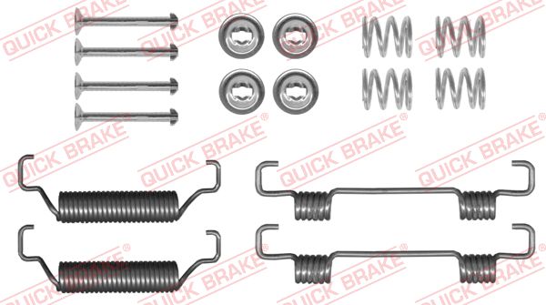 Accessory Kit, parking brake shoes - 105-0052 QUICK BRAKE