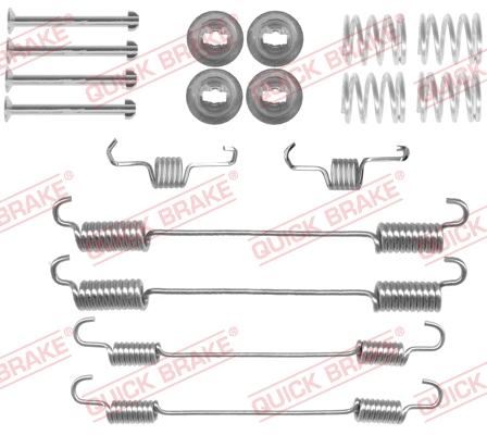 Accessory Kit, brake shoes - 105-0057 QUICK BRAKE