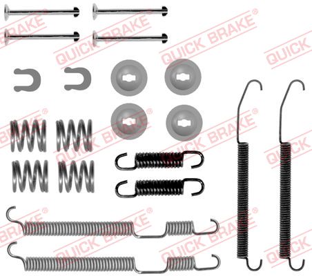 Комплектующие, тормозная колодка - 105-0075 QUICK BRAKE