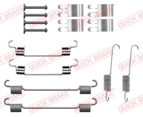 Accessory Kit, brake shoes - 105-0076 QUICK BRAKE