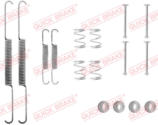 Kit accessori, Ganasce freno - 105-0507 QUICK BRAKE