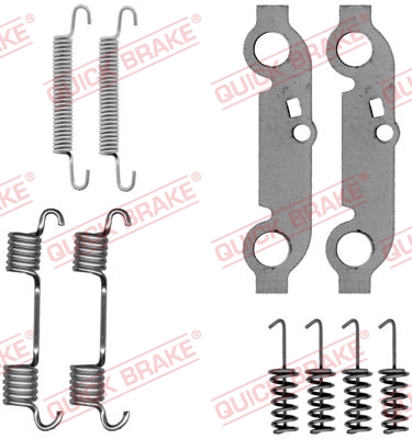 Accessory Kit, parking brake shoes - 105-0537 QUICK BRAKE