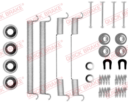 Kit accessori, Ganasce freno - 105-0543 QUICK BRAKE