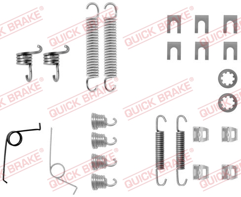 Комплектующие, тормозная колодка - 105-0545 QUICK BRAKE