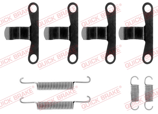 Accessory Kit, parking brake shoes - 105-0594 QUICK BRAKE