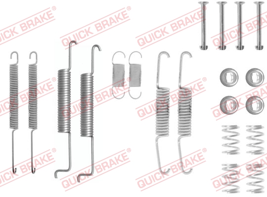 Комплектующие, тормозная колодка - 105-0597 QUICK BRAKE
