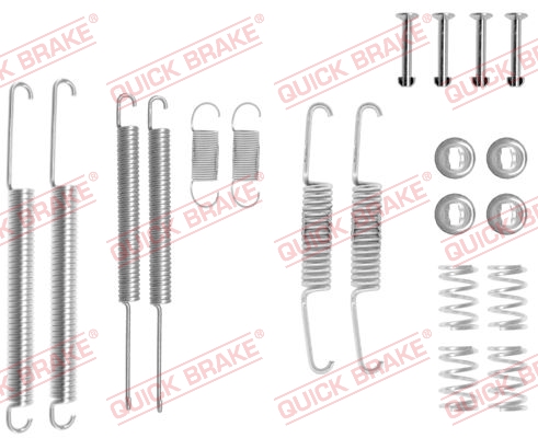 Комплектующие, тормозная колодка - 105-0598 QUICK BRAKE
