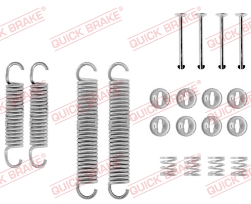 Комплектующие, тормозная колодка - 105-0601 QUICK BRAKE
