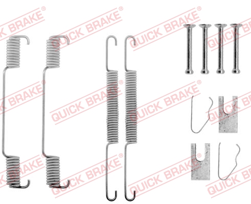Комплектующие, тормозная колодка - 105-0608 QUICK BRAKE