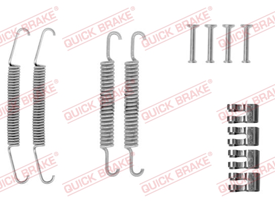 Accessory Kit, brake shoes - 105-0610 QUICK BRAKE