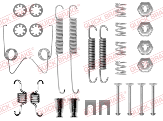 Kit accessori, Ganasce freno - 105-0614 QUICK BRAKE