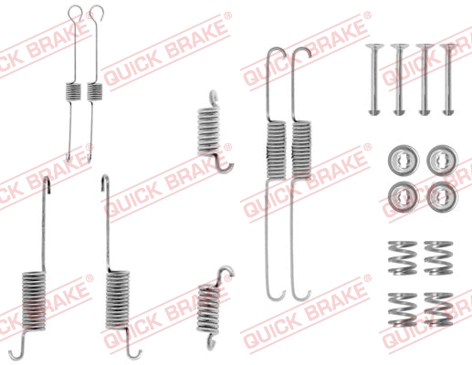 Комплектующие, тормозная колодка - 105-0615 QUICK BRAKE