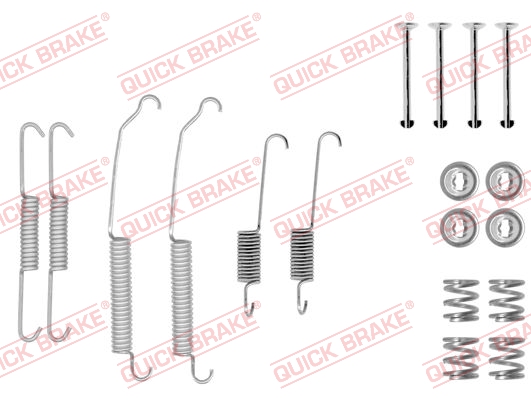 Комплектующие, тормозная колодка - 105-0618 QUICK BRAKE