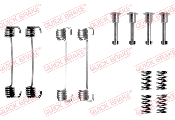 Accessory Kit, parking brake shoes - 105-0620 QUICK BRAKE