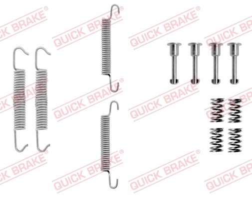 Kit accessori, Ganasce freno stazionamento - 105-0621 QUICK BRAKE