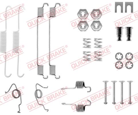 Kit accessori, Ganasce freno - 105-0626 QUICK BRAKE