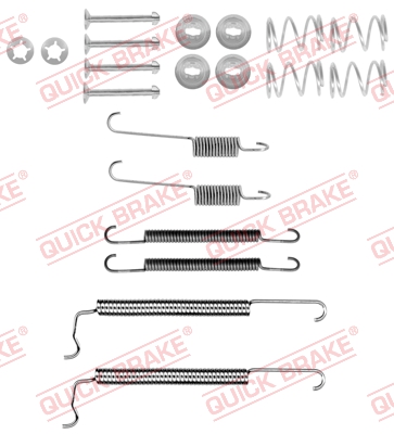 Accessory Kit, brake shoes - 105-0628 QUICK BRAKE