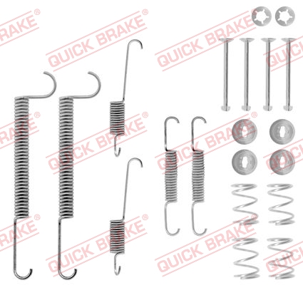Kit accessori, Ganasce freno - 105-0630 QUICK BRAKE