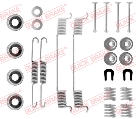 Комплектующие, тормозная колодка - 105-0635 QUICK BRAKE