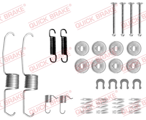 Accessory Kit, brake shoes - 105-0637 QUICK BRAKE