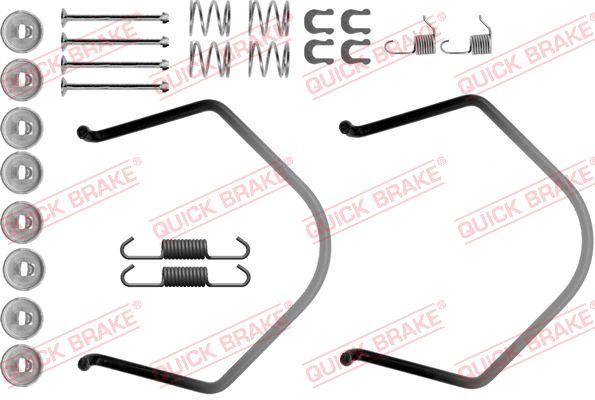 Accessory Kit, brake shoes - 105-0638 QUICK BRAKE