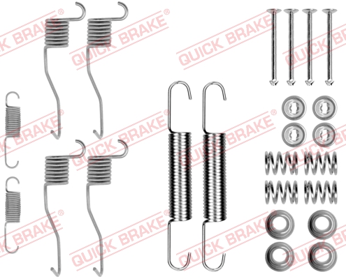 Kit accessori, Ganasce freno - 105-0639R QUICK BRAKE