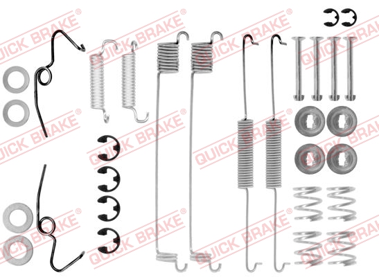 Kit accessori, Ganasce freno - 105-0641 QUICK BRAKE