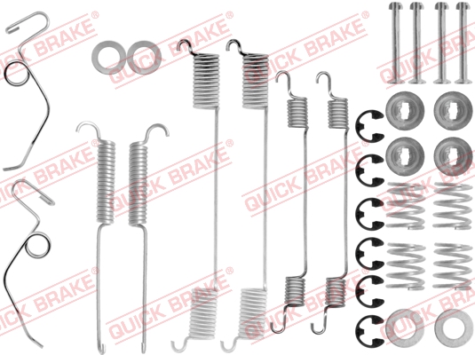 Kit accessori, Ganasce freno - 105-0642 QUICK BRAKE
