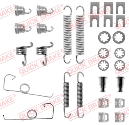 Комплектующие, тормозная колодка - 105-0644 QUICK BRAKE