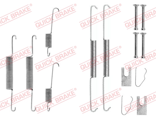 Accessory Kit, brake shoes - 105-0645 QUICK BRAKE