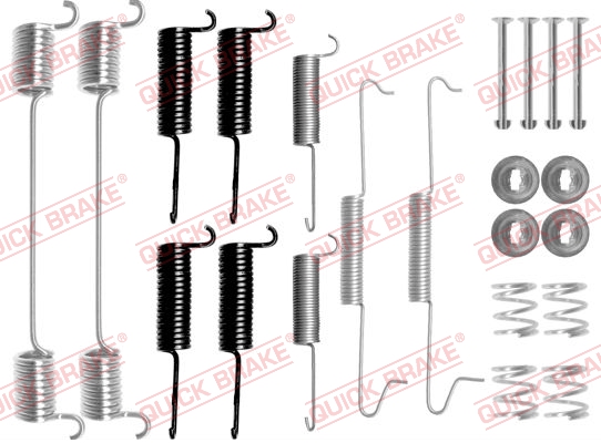 Комплектующие, тормозная колодка - 105-0648 QUICK BRAKE