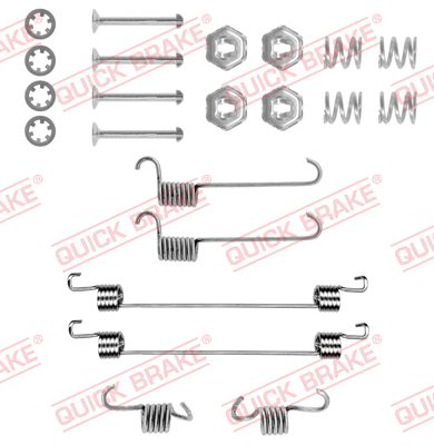 Accessory Kit, brake shoes - 105-0650 QUICK BRAKE