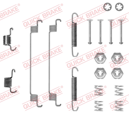 Kit accessori, Ganasce freno - 105-0651 QUICK BRAKE