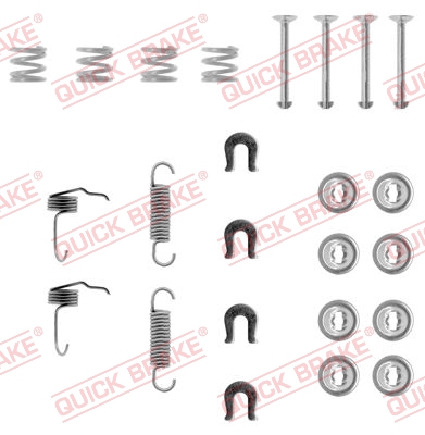 Accessory Kit, brake shoes - 105-0655 QUICK BRAKE