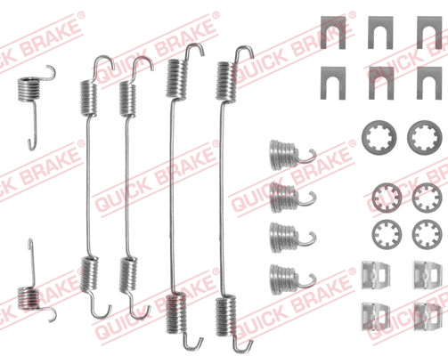 Комплектующие, тормозная колодка - 105-0656 QUICK BRAKE