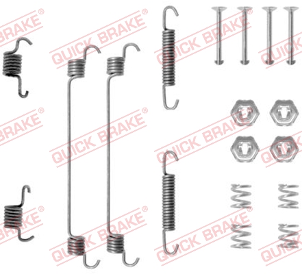 Accessory Kit, brake shoes - 105-0657 QUICK BRAKE