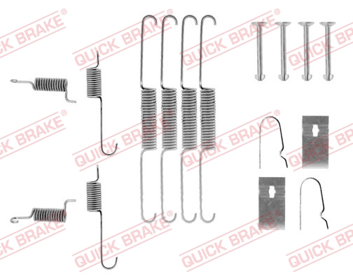 Комплектующие, тормозная колодка - 105-0663 QUICK BRAKE