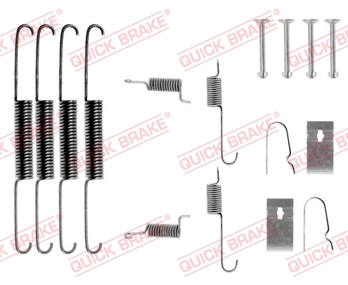 Комплектующие, тормозная колодка - 105-0664 QUICK BRAKE