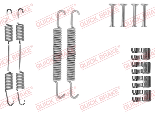 Accessory Kit, brake shoes - 105-0666 QUICK BRAKE