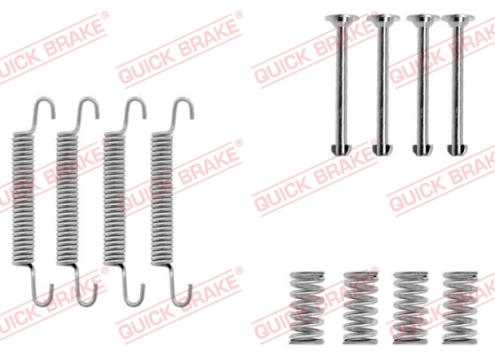 Accessory Kit, parking brake shoes - 105-0667 QUICK BRAKE