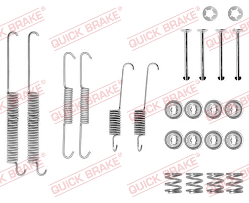 Accessory Kit, brake shoes - 105-0678 QUICK BRAKE