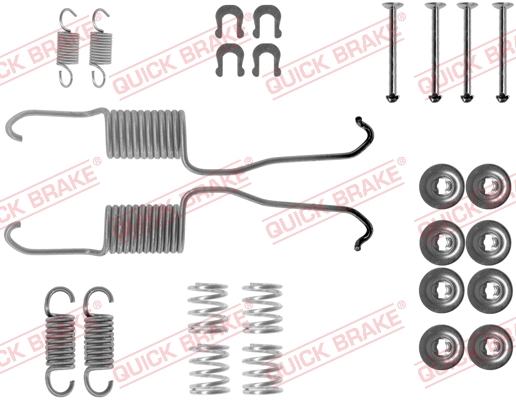 Kit accessori, Ganasce freno - 105-0684 QUICK BRAKE