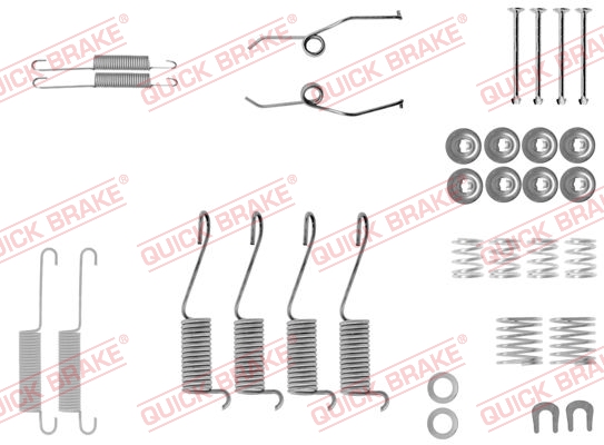 Accessory Kit, brake shoes - 105-0697 QUICK BRAKE