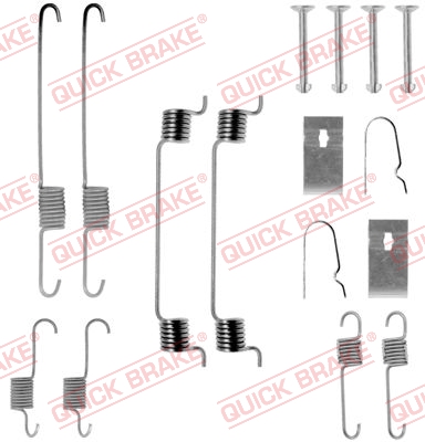 Accessory Kit, brake shoes - 105-0699 QUICK BRAKE