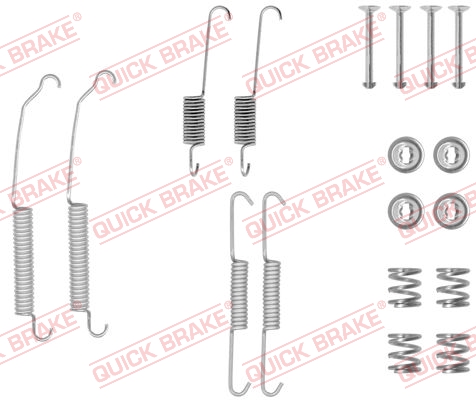 Kit accessori, Ganasce freno - 105-0701 QUICK BRAKE