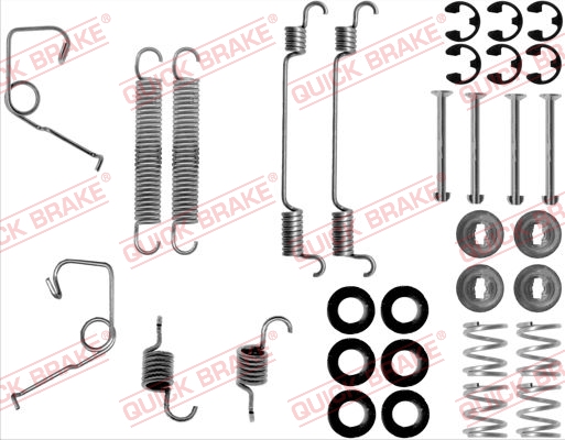 Accessory Kit, brake shoes - 105-0706 QUICK BRAKE