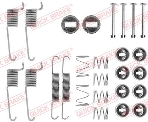 Accessory Kit, brake shoes - 105-0714 QUICK BRAKE