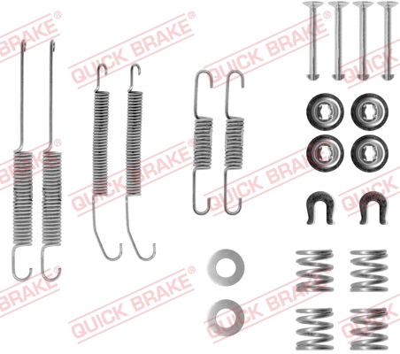 Комплектующие, тормозная колодка - 105-0718 QUICK BRAKE